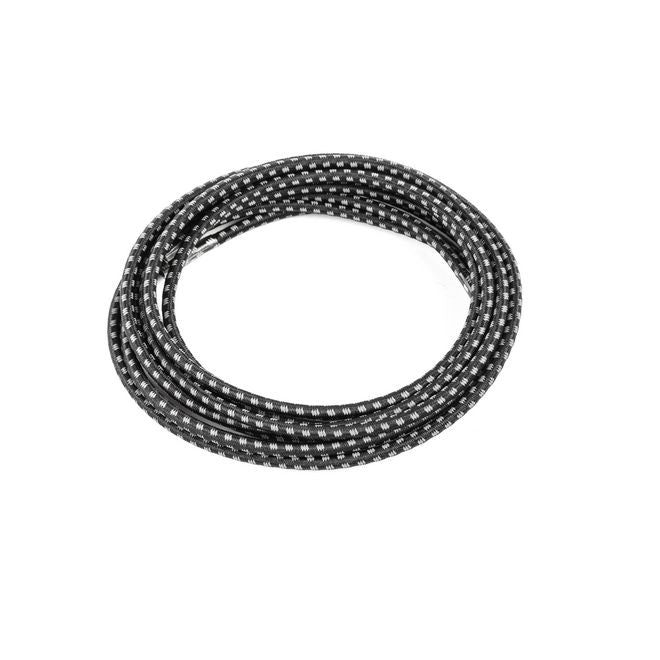 1 Paar Elastische stark reflektierende Schnürsenkel mit Schnellverschluss (Ø 3 mm, Länge 100 cm) - ReflectPro Series - schwarz - Schuhbaendel.ch