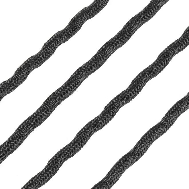 1 Paar runde robuste Schnürsenkel (Ø 4.5 mm, Länge 220 cm) für Wander Trekking Outdoor Schuhe - schwarz - Schuhbaendel.ch