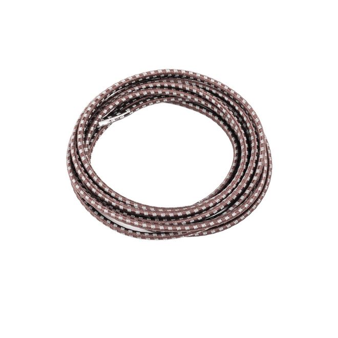 1 Paar Elastische stark reflektierende Schnürsenkel mit Schnellverschluss (Ø 3 mm, Länge 100 cm) - ReflectPro Series - braun - Schuhbaendel.ch