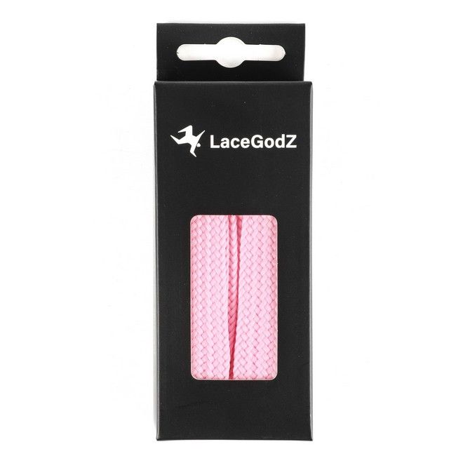 LaceGodZ – 1 Paar extra breite Schnürsenkel (120 cm lang, 20 mm breit) – XL Fat Laces Collection – rosa