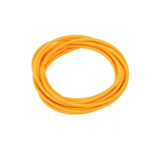 1 Paar Elastische reflektierende Schnürsenkel mit Schnellverschluss (Ø 3 mm, Länge 100 cm) - ReflectLite Series - neonorange - Schuhbaendel.ch