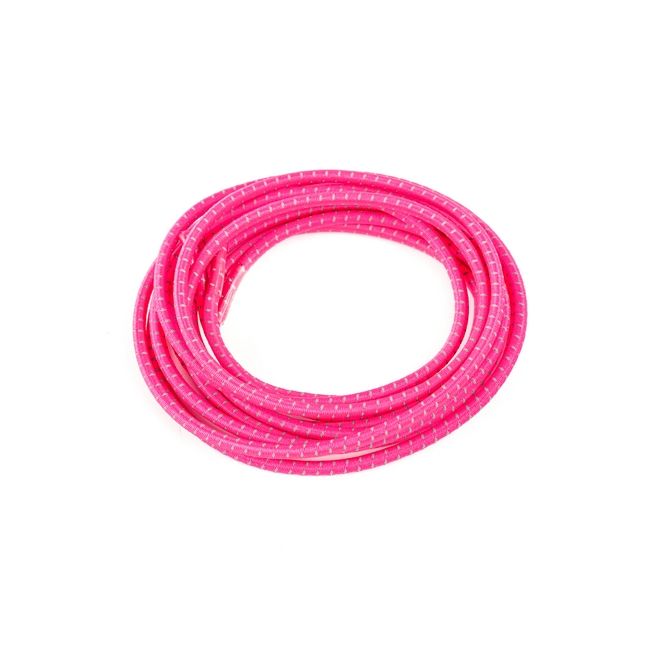 1 Paar Elastische reflektierende Schnürsenkel mit Schnellverschluss (Ø 3 mm, Länge 100 cm) - ReflectLite Series - pink - Schuhbaendel.ch