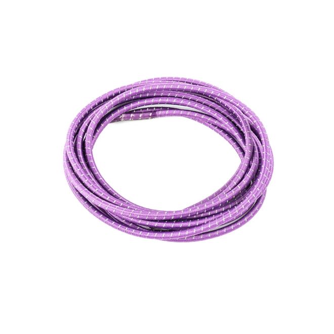 1 Paar Elastische reflektierende Schnürsenkel mit Schnellverschluss (Ø 3 mm, Länge 100 cm) - ReflectLite Series - violett - Schuhbaendel.ch