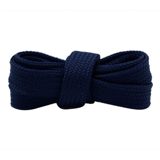 1 Paar extra breite Schnürsenkel (120 cm lang, 18 mm breit) für Adidas Campus, Vans Old School - OG Fat Laces Collection - dunkelblau - Schuhbaendel.ch