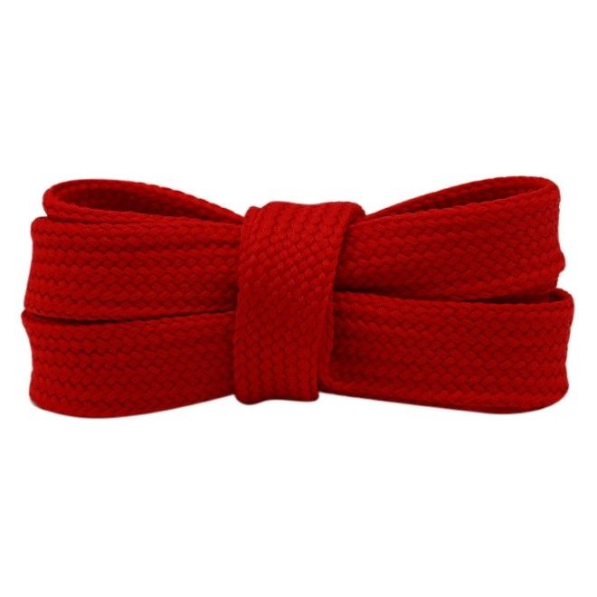 1 Paar extra breite Schnürsenkel (140 cm lang, 18 mm breit) für Adidas Campus, Vans Knu - OG Fat Laces Collection - rot - Schuhbaendel.ch