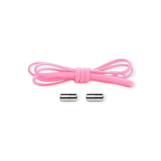 1 Paar Elastische Schnürsenkel ohne binden - mit Dreh-Verschluss - Lazy Laces Collection - rosa - Schuhbaendel.ch