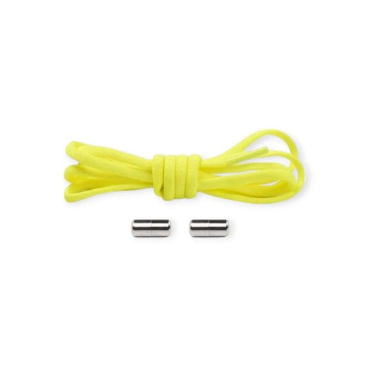 1 Paar Elastische Schnürsenkel ohne binden - mit Dreh-Verschluss - Lazy Laces Collection - gelb - Schuhbaendel.ch