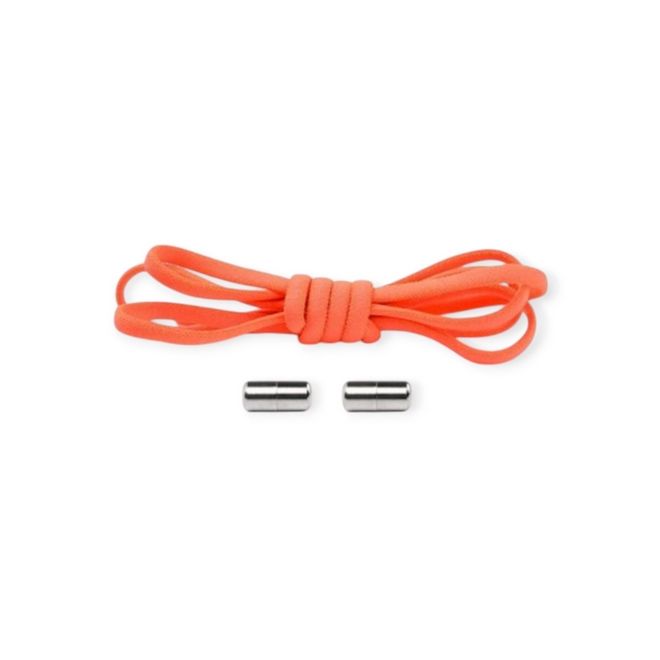 1 Paar Elastische Schnürsenkel ohne binden - mit Dreh-Verschluss - Lazy Laces Collection - neonrot - Schuhbaendel.ch