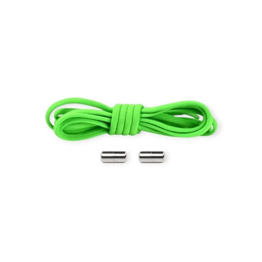 1 Paar Elastische Schnürsenkel ohne binden - mit Dreh-Verschluss - Lazy Laces Collection - grün - Schuhbaendel.ch