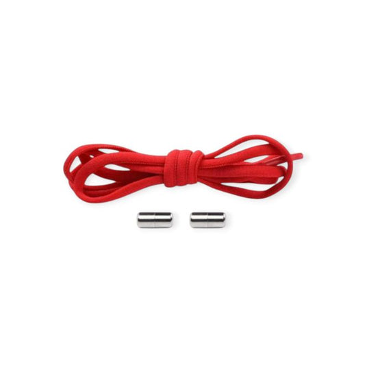 1 Paar Elastische Schnürsenkel ohne binden - mit Dreh-Verschluss - Lazy Laces Collection - rot - Schuhbaendel.ch