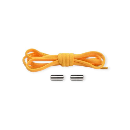 1 Paar Elastische Schnürsenkel ohne binden - mit Dreh-Verschluss - Lazy Laces Collection - senfgelb - Schuhbaendel.ch