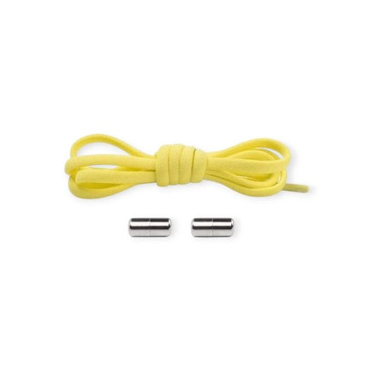 1 Paar Elastische Schnürsenkel ohne binden - mit Dreh-Verschluss - Lazy Laces Collection - zitronen gelb - Schuhbaendel.ch