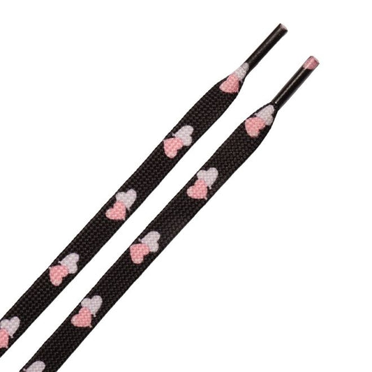 1 Paar flache Schnürsenkel (120 cm lang, 8 mm breit) - HeartBeat Collection - mehrfarbig/Muster - Schuhbaendel.ch