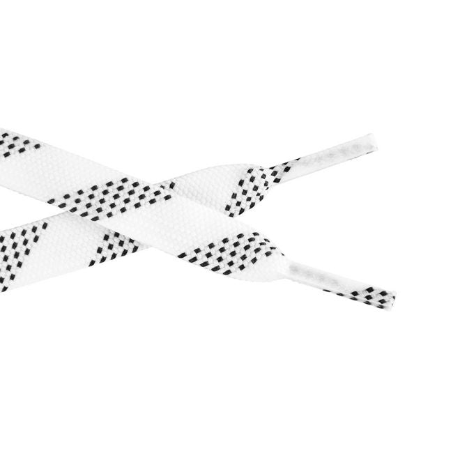 1 Paar Eishockey Schnürsenkel flach gewachst 244 cm x 10 mm - ProGrip Series - weiss - Schuhbaendel.ch