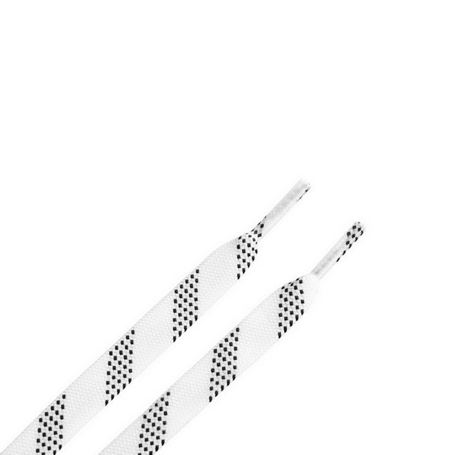 1 Paar Eishockey Schnürsenkel flach gewachst 305 cm x 10 mm - ProGrip Series - weiss - Schuhbaendel.ch