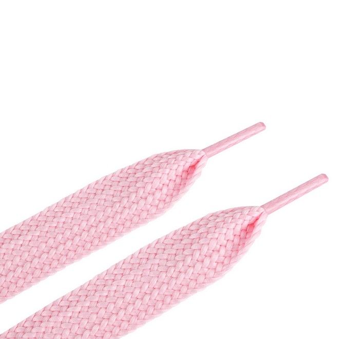 LaceGodZ – 1 Paar extra breite Schnürsenkel (120 cm lang, 20 mm breit) – XL Fat Laces Collection – rosa
