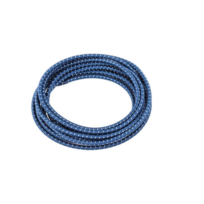 1 Paar Elastische reflektierende Schnürsenkel mit Schnellverschluss (Ø 3 mm, Länge 100 cm) - ReflectLite Series - marineblau - Schuhbaendel.ch