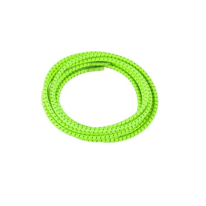 1 Paar Elastische reflektierende Schnürsenkel mit Schnellverschluss (Ø 3 mm, Länge 100 cm) - ReflectLite Series - neongelb - Schuhbaendel.ch
