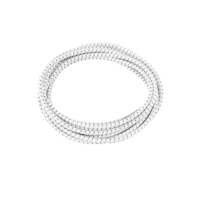 1 Paar Elastische reflektierende Schnürsenkel mit Schnellverschluss (Ø 3 mm, Länge 100 cm) - ReflectLite Series - weiss - Schuhbaendel.ch