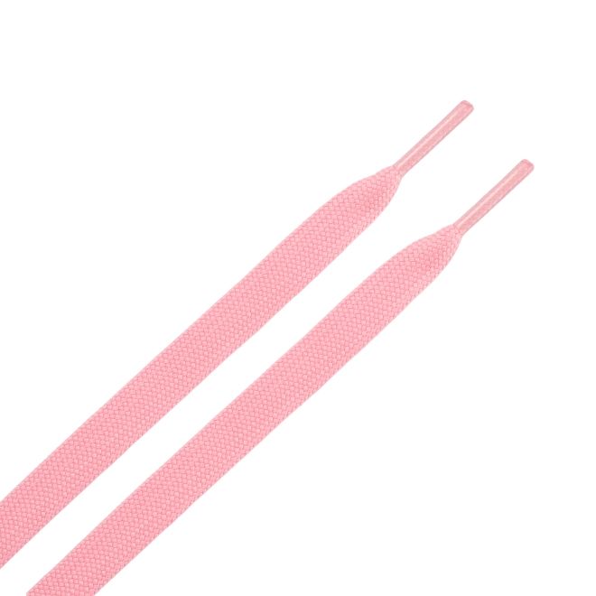 1 Paar flache Schnürsenkel (100 cm lang, 8 mm breit) - ColorStep Series - pink - Schuhbaendel.ch