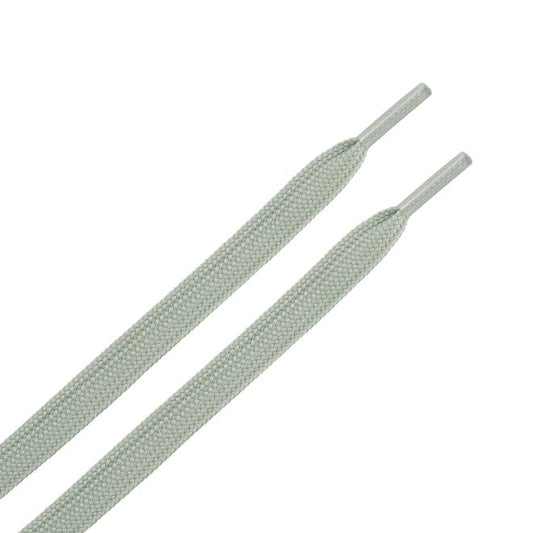 1 Paar flache Schnürsenkel (140 cm lang, 8 mm breit) - ColorStep Series - grasgrün - Schuhbaendel.ch