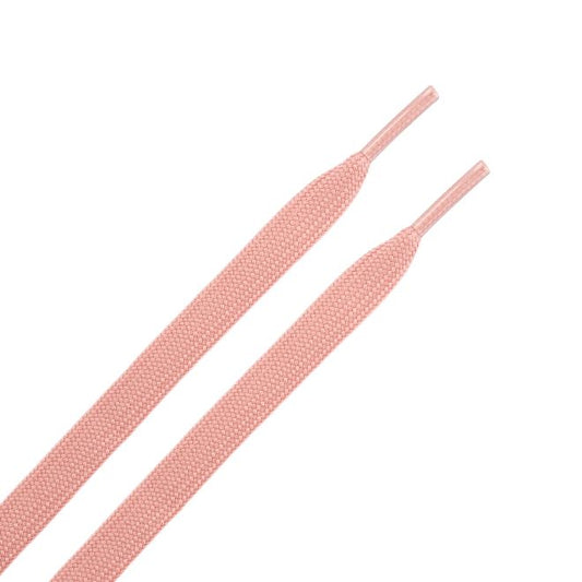 1 Paar flache Schnürsenkel (140 cm lang, 8 mm breit) - ColorStep Series - zartrosa - Schuhbaendel.ch