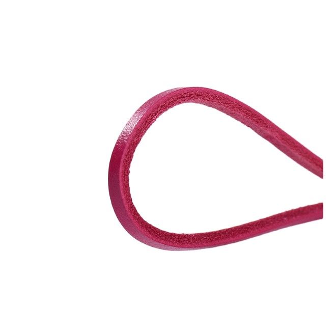 1 Paar Echtleder Schnürsenkel (Ø 3 mm, Länge 80 cm), quadratisch für Lederschuhe mit 3-5 Ösenpaaren - purpurrot - Schuhbaendel.ch