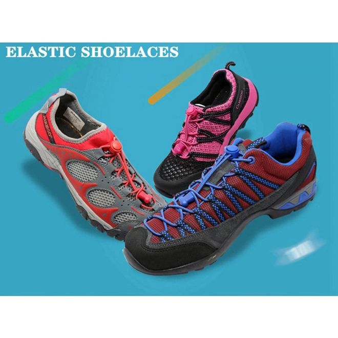 1 Paar Elastische Schnürsenkel ohne binden - Knopf-Verschluss - SpeedLace Collection - schwarz - Schuhbaendel.ch