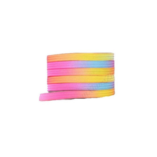 1 Paar Elastische Schnürsenkel ohne binden - mit Magnet-Verschluss - bequem und schnell - rainbow - Schuhbaendel.ch
