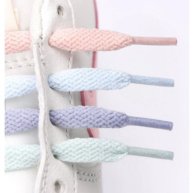 1 Paar Flache Schnürsenkel 120 cm - für festen und sicheren Sitz im Schuh - Pastell Series - hellblau - Schuhbaendel.ch