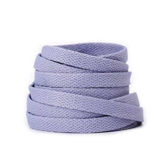 1 Paar Flache Schnürsenkel 120 cm - für festen und sicheren Sitz im Schuh - Pastell Series - violett - Schuhbaendel.ch