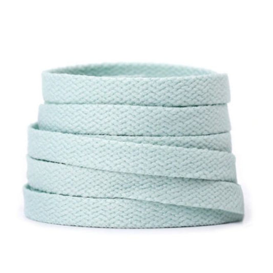 1 Paar Flache Schnürsenkel 140 cm - für festen und sicheren Sitz im Schuh - Pastell Series - mint - Schuhbaendel.ch