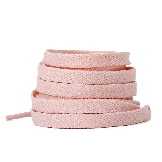 1 Paar Flache Schnürsenkel 140 cm - für festen und sicheren Sitz im Schuh - Pastell Series - rosa - Schuhbaendel.ch