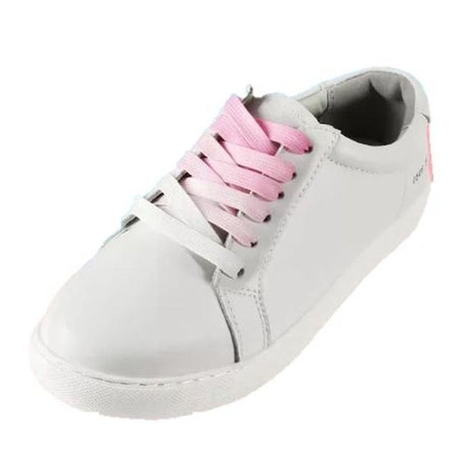1 Paar Flache Schnürsenkel mt Farbverlauf 120 cm - für festen und sicheren Sitz im Schuh - Casual Shoes Series - rosa - Schuhbaendel.ch