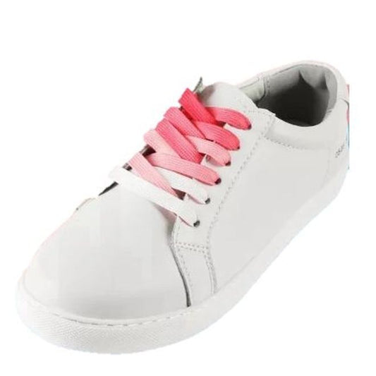 1 Paar Flache Schnürsenkel mt Farbverlauf 120 cm - für festen und sicheren Sitz im Schuh - Casual Shoes Series - rot - Schuhbaendel.ch