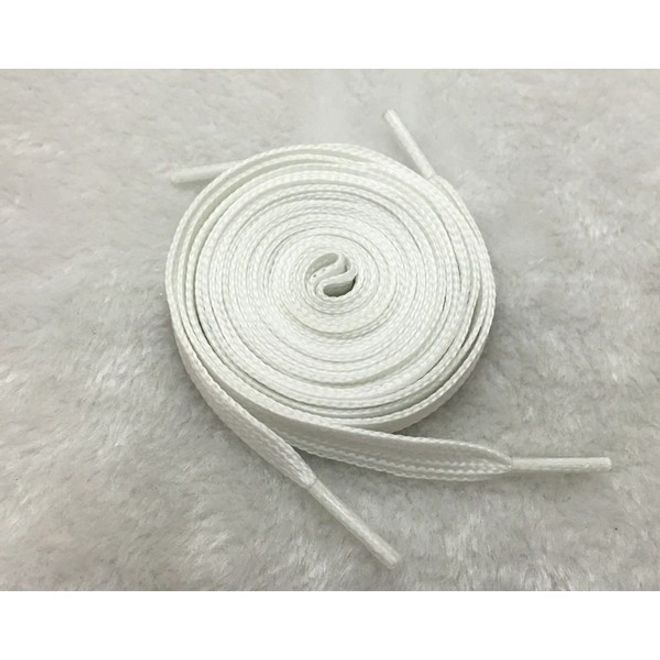 1 Paar Leuchtende Schnürsenkel 100 cm - festen und sicheren Sitz im Schuh - Fluorescent Series - weiss - Schuhbaendel.ch
