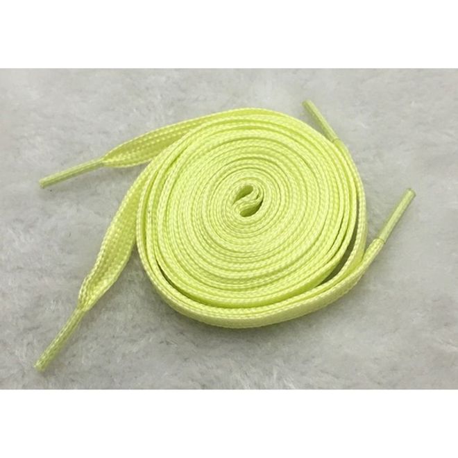 1 Paar Leuchtende Schnürsenkel 140 cm - festen und sicheren Sitz im Schuh - Fluorescent Series - gelb - Schuhbaendel.ch