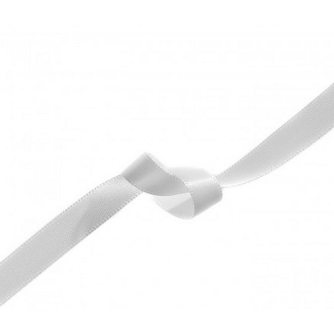 1 Paar Satin Schnürsenkel 120 cm - Seiden Schnürsenkel 1 cm breit - weiss - Schuhbaendel.ch