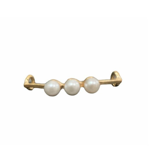 Schnürsenkel Clip - modisches Accessoire für den Schuh - Shine Series - 3x Deko-Perlen - gold - Schuhbaendel.ch
