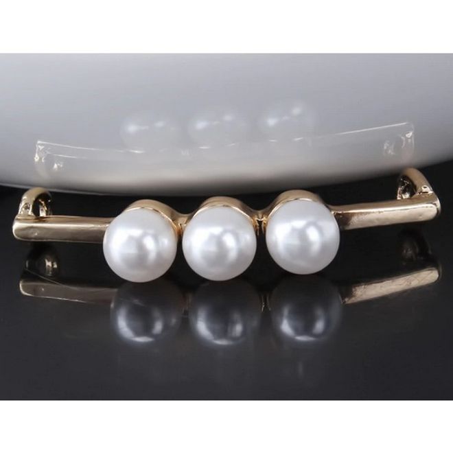 Schnürsenkel Clip - modisches Accessoire für den Schuh - Shine Series - 3x Deko-Perlen - gold - Schuhbaendel.ch